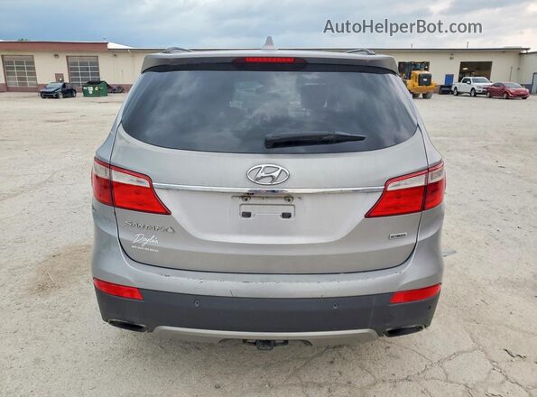 KM8SR4HF5GU160906 2016 HYUNDAI SANTA Gray უკანა ხედი
