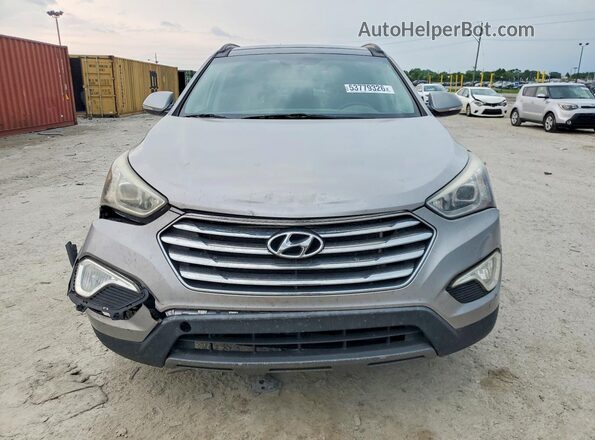KM8SR4HF5GU160906 2016 HYUNDAI SANTA Gray წინა ხედი