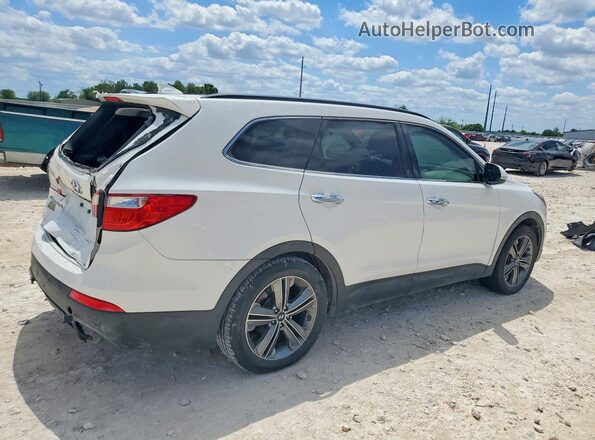 KM8SR4HF7GU132041 2016 HYUNDAI SANTA White Задня права чверть