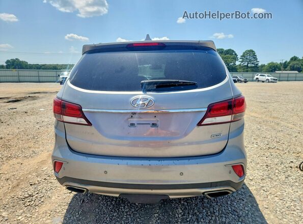 KM8SR4HFXHU181879 2017 HYUNDAI SANTA Silver Հետևի տեսք
