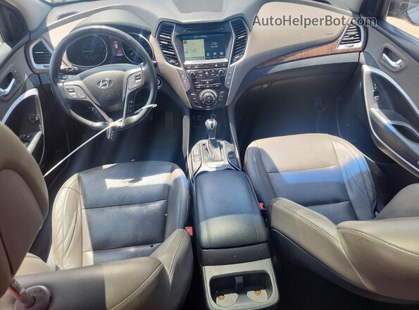 KM8SR4HFXHU181879 2017 HYUNDAI SANTA Silver Առջևի վահանակի տեսք
