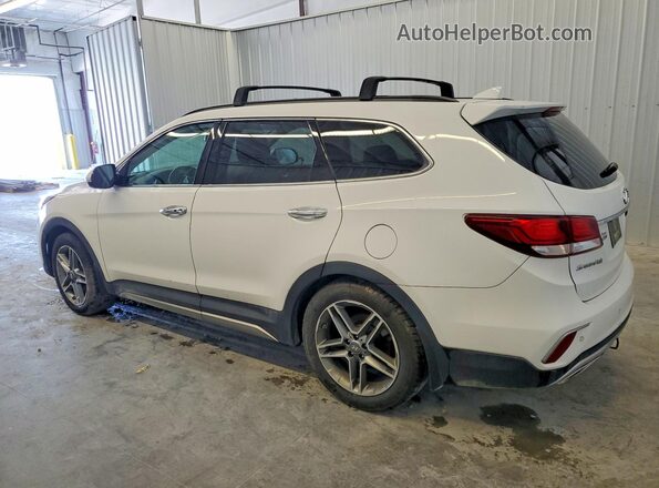 KM8SR4HFXJU269286 2018 HYUNDAI SANTA White Trasero izquierdo