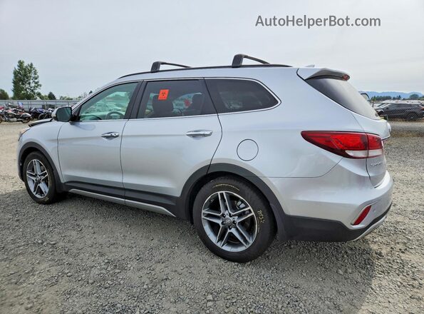 KM8SRDHF0HU216624 2017 HYUNDAI SANTA Серебряный Задняя левая четверть