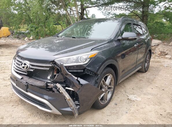 KM8SRDHF2HU167166 2017 HYUNDAI SANTA FE Gray Передня ліва чверть