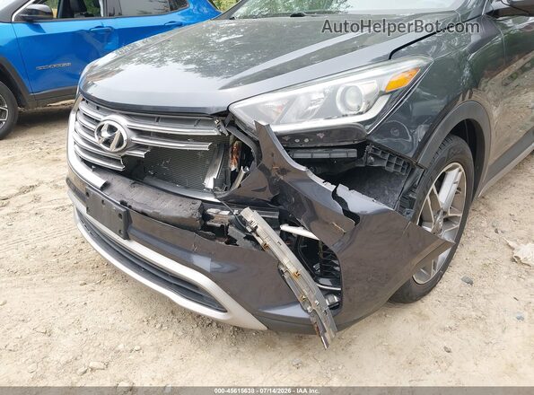 KM8SRDHF2HU167166 2017 HYUNDAI SANTA FE Gray Вид спереду