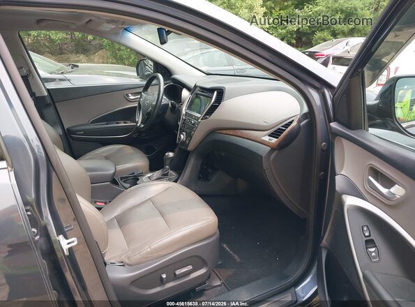 KM8SRDHF2HU167166 2017 HYUNDAI SANTA FE Gray Вид салону спереду