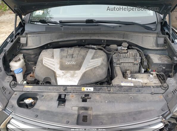 KM8SRDHF2HU167166 2017 HYUNDAI SANTA FE Gray Вид ззаду