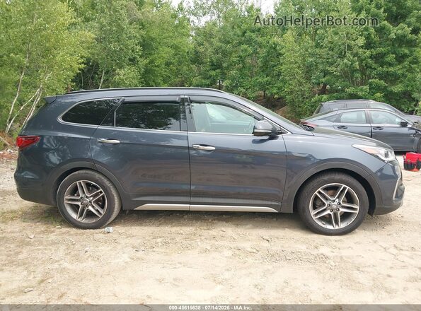KM8SRDHF2HU167166 2017 HYUNDAI SANTA FE Gray Вид задньої частини салону