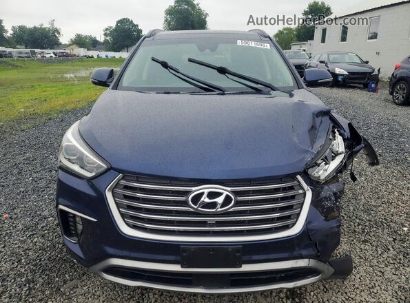 KM8SRDHF2HU237345 2017 HYUNDAI SANTA Blue Vista frontal