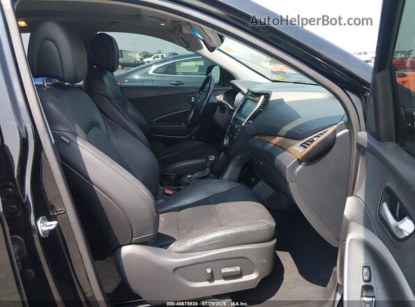 KM8SRDHF2HU254243 2017 HYUNDAI SANTA FE Black Սալոնի դիմացի տեսք