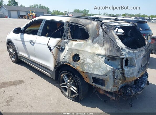 KM8SRDHF4JU260034 2018 HYUNDAI SANTA FE White Հետևի ձախ