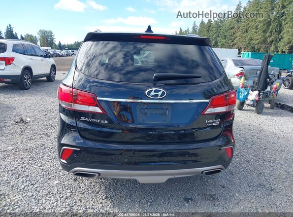 KM8SRDHF6HU188053 2017 HYUNDAI SANTA FE Black 