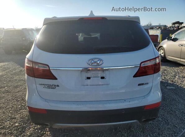 KM8SRDHF7GU142763 2016 HYUNDAI SANTA White Հետևի տեսք
