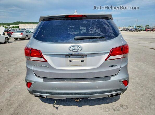 KM8SRDHF7HU229340 2017 HYUNDAI SANTA Серебряный Вид сзади