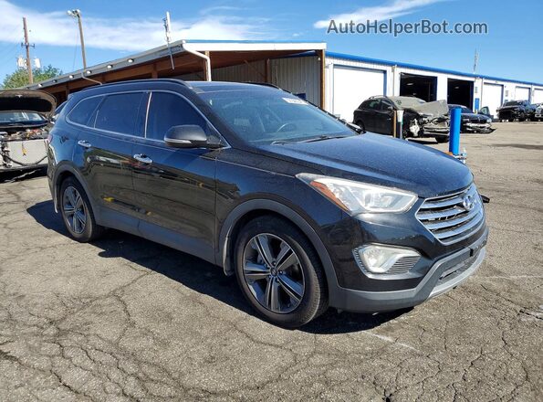 KM8SRDHF9GU130601 2016 HYUNDAI SANTA Черный Передняя правая четверть