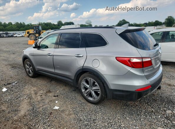 KM8SRDHFXGU159153 2016 HYUNDAI SANTA Silver Հետևի ձախ
