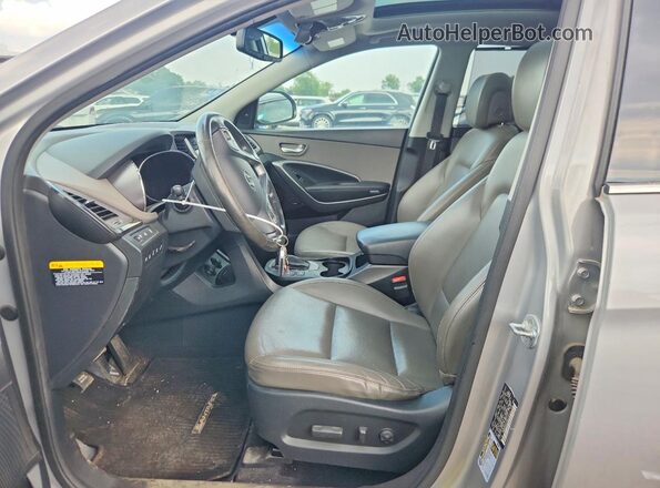 KM8SRDHFXGU159153 2016 HYUNDAI SANTA Silver Սալոնի դիմացի տեսք