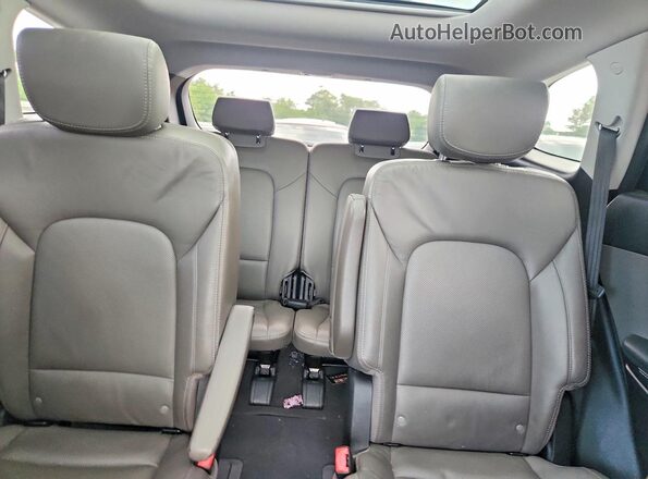 KM8SRDHFXGU159153 2016 HYUNDAI SANTA Silver Հետևի նստատեղերի տեսք