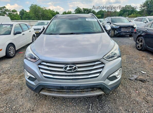 KM8SRDHFXGU159153 2016 HYUNDAI SANTA Silver Դիմացի տեսք