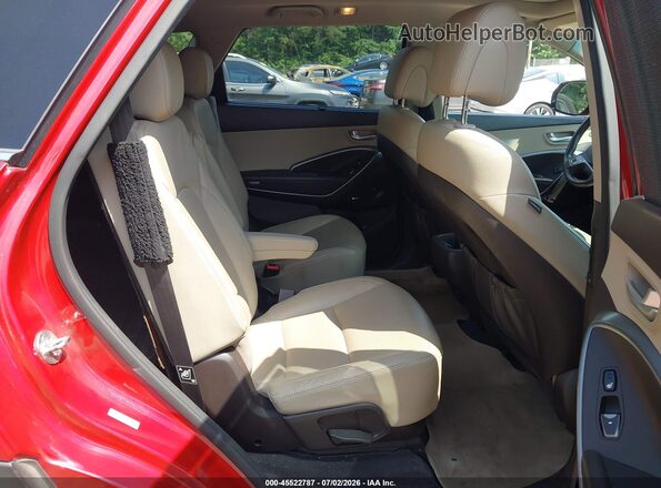 KM8SRDHFXHU208479 2017 HYUNDAI SANTA FE Red VIN sticker view