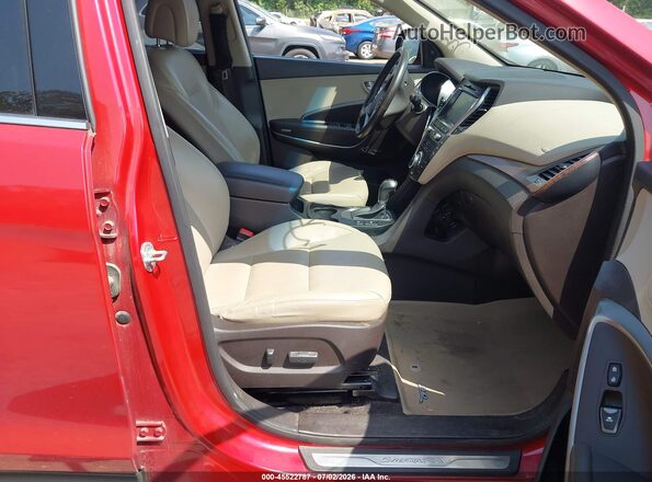 KM8SRDHFXHU208479 2017 HYUNDAI SANTA FE Red Front interior view