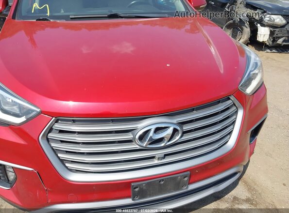 KM8SRDHFXHU208479 2017 HYUNDAI SANTA FE Red Front view
