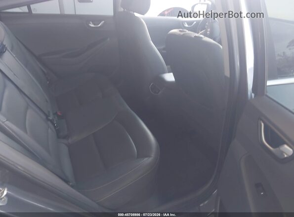 KMHC05LC0HU028803 2017 HYUNDAI IONIQ HYBRID Gray VIN კოდის სტიკერის ხედი