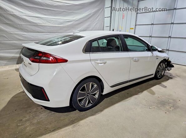 KMHC05LC0JU090644 2018 HYUNDAI IONIQ White Tył prawy
