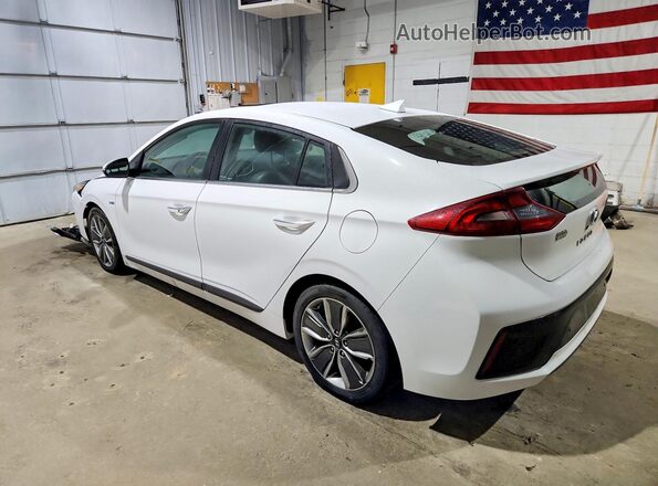 KMHC05LC0JU090644 2018 HYUNDAI IONIQ White Tył lewy