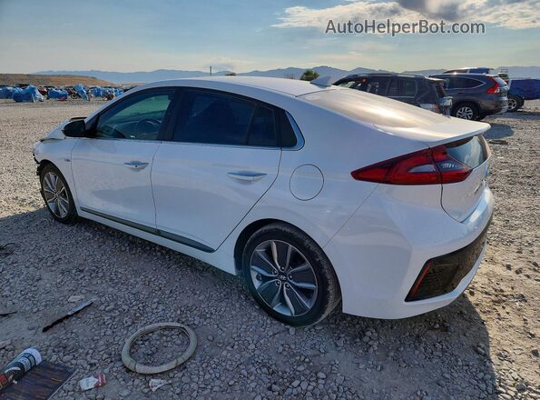 KMHC05LC0KU142467 2019 HYUNDAI IONIQ White Задня ліва чверть