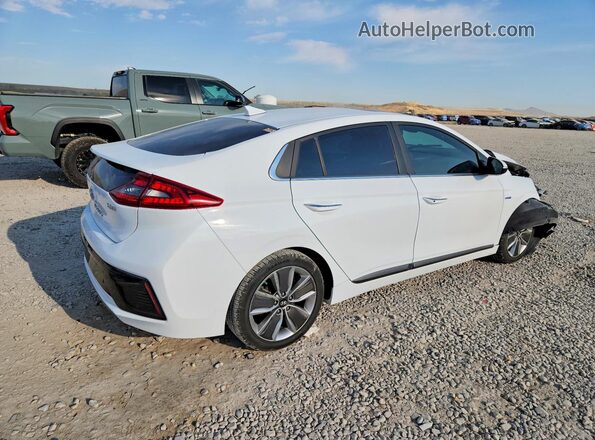 KMHC05LC0KU142467 2019 HYUNDAI IONIQ White Задня права чверть