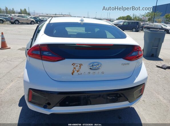 KMHC05LC1KU138394 2019 HYUNDAI IONIQ HYBRID Белый 
