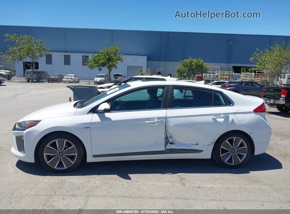 KMHC05LC1KU138394 2019 HYUNDAI IONIQ HYBRID Белый Панорамный вид салона 360°