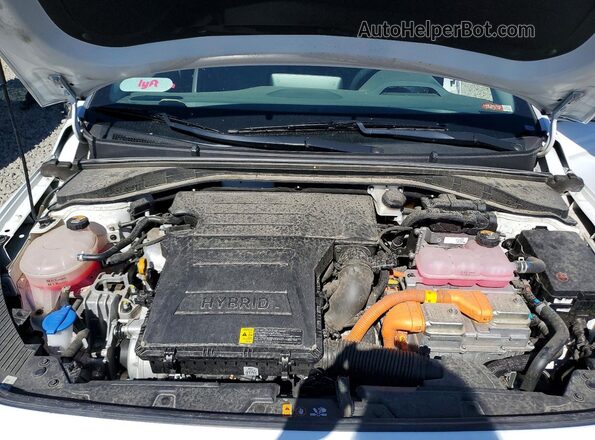 KMHC05LC3LU232522 2020 HYUNDAI IONIQ White Սալոնի հետևի տեսք