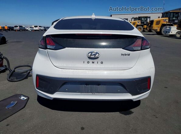 KMHC05LC3MU255283 2021 HYUNDAI IONIQ Белый Вид сзади