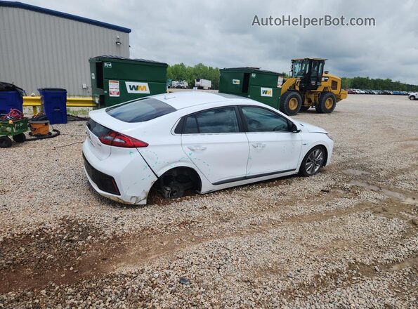 KMHC05LC5HU030871 2017 HYUNDAI IONIQ White უკანა მარჯვენა