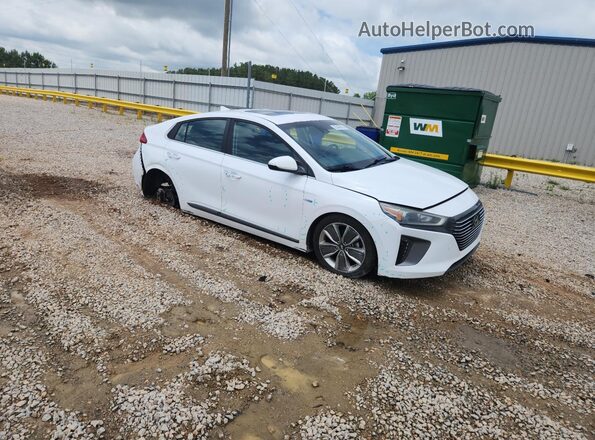KMHC05LC5HU030871 2017 HYUNDAI IONIQ White წინა მარჯვენა