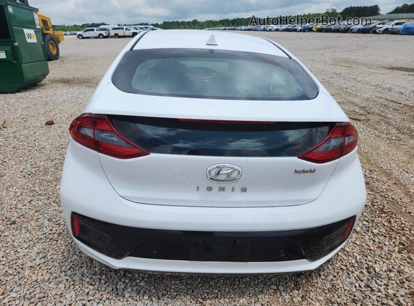 KMHC05LC5HU030871 2017 HYUNDAI IONIQ White უკანა ხედი