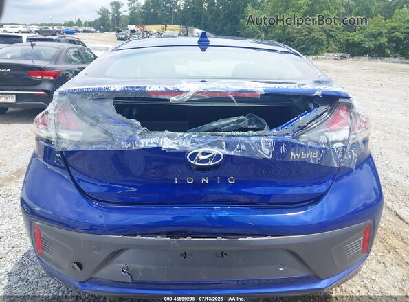 KMHC05LC5NU270255 2022 HYUNDAI IONIQ HYBRID Dark Blue Դիմացի տեսք