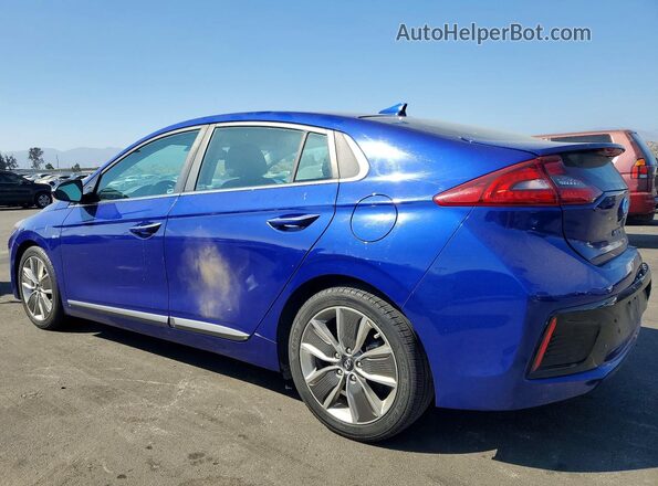 KMHC05LC6KU128041 2019 HYUNDAI IONIQ Blue Tył lewy