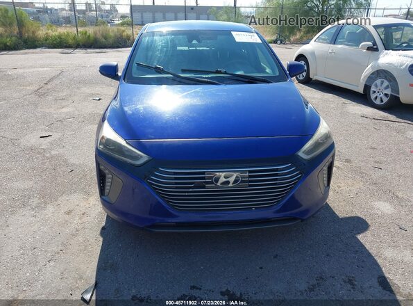 KMHC05LC7KU127979 2019 HYUNDAI IONIQ HYBRID Синий Вид щитка приборов