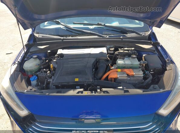 KMHC05LC7KU127979 2019 HYUNDAI IONIQ HYBRID Синий Вид сзади