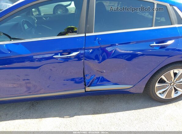 KMHC05LC7KU127979 2019 HYUNDAI IONIQ HYBRID Синий Вид спереди