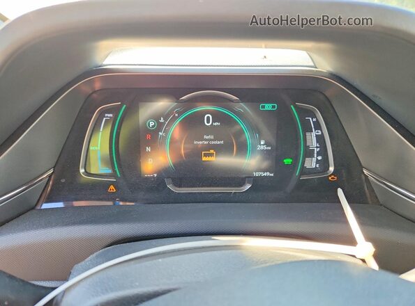 KMHC05LC9LU235764 2020 HYUNDAI IONIQ Gray ხელსაწყოთა პანელის ხედი