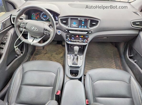 KMHC05LCXKU129595 2019 HYUNDAI IONIQ Blue წინა პანელის ხედი