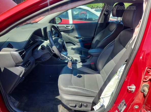 KMHC05LCXLU242500 2020 HYUNDAI IONIQ Red Front interior view