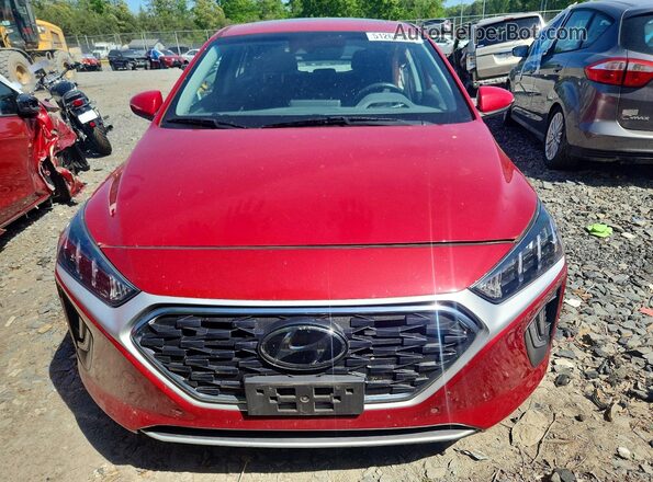 KMHC05LCXLU242500 2020 HYUNDAI IONIQ Red Front view
