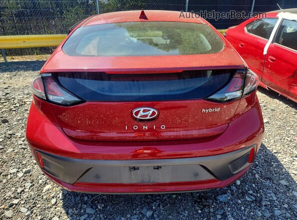 KMHC05LCXLU242500 2020 HYUNDAI IONIQ Red Rear view