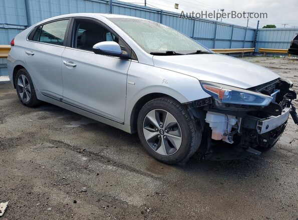 KMHC05LHXKU047359 2019 HYUNDAI IONIQ Silver Передня права чверть