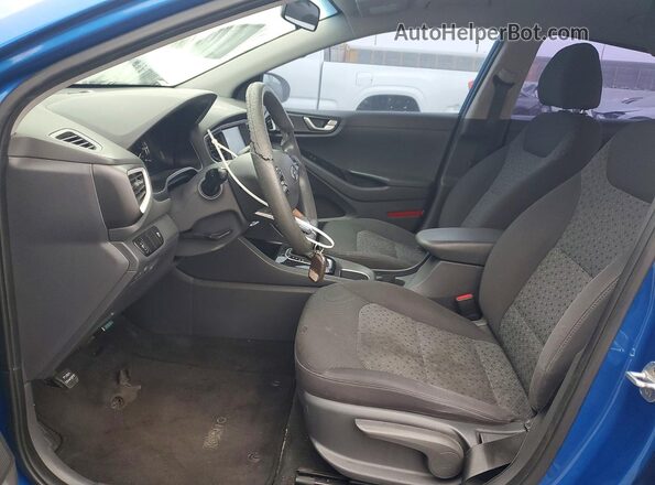 KMHC65LC0JU089783 2018 HYUNDAI IONIQ Blue Vista interior delantera